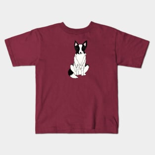 Colin the Border Collie Kids T-Shirt